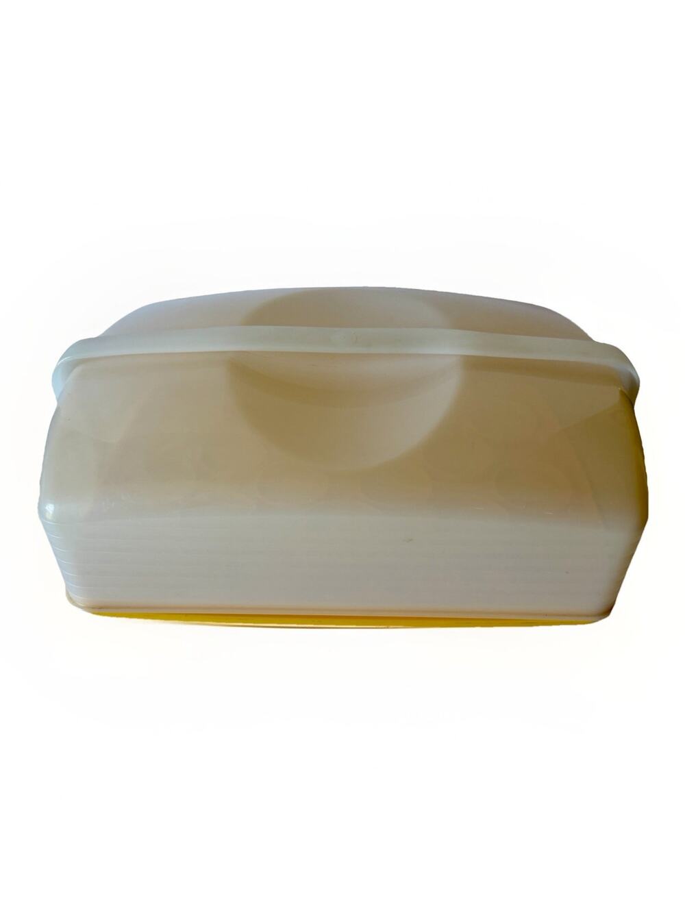 Vtg‎ TUPPERWARE Reversible Cake & 18 Cupcake BAKE N TAKE Carrier #3861A YELLOW